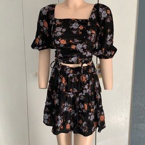 Cute 2 Piece Top and Skirt